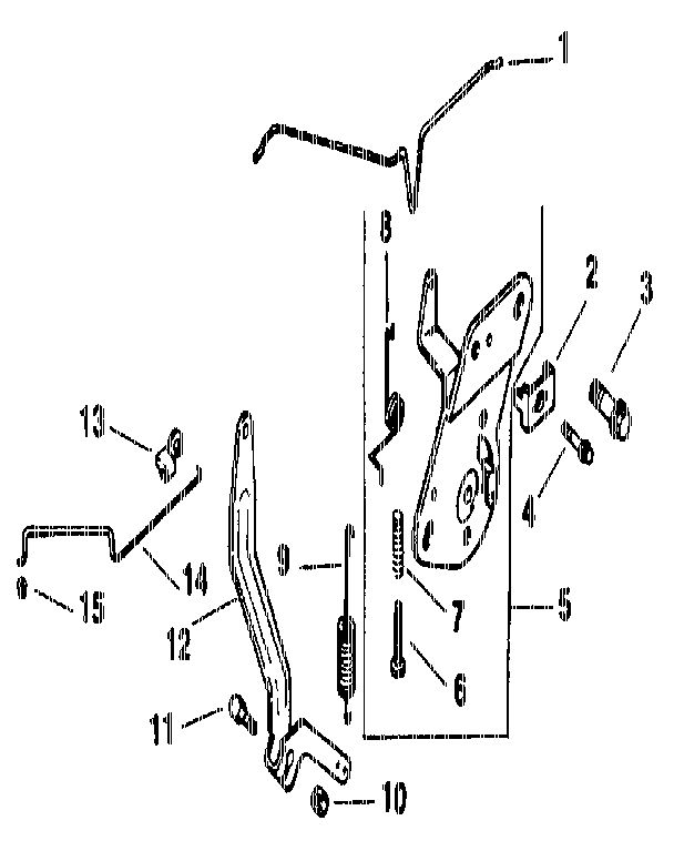 Engine Controls Diagram and Parts List for CV14S-1445  Kohler Engine