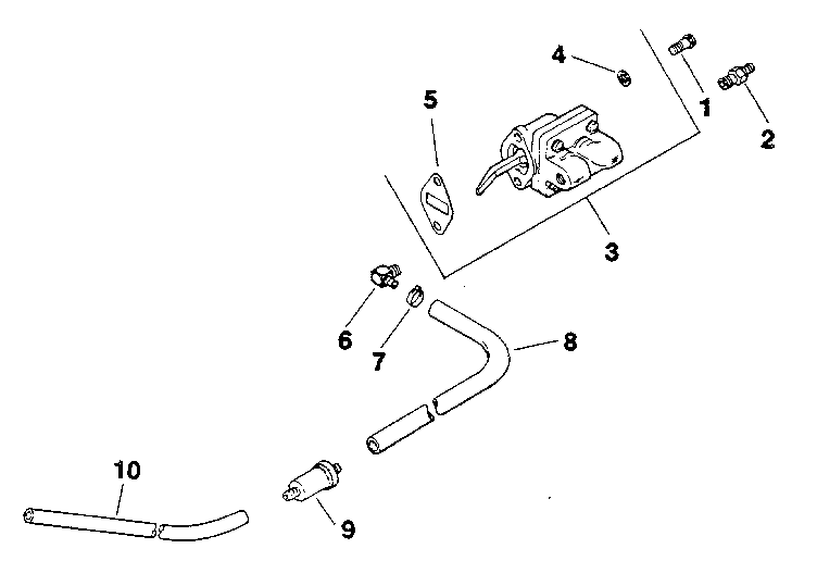 Fuel pump - group 14 Diagram and Parts List for MV16QS-56516  Kohler Engine