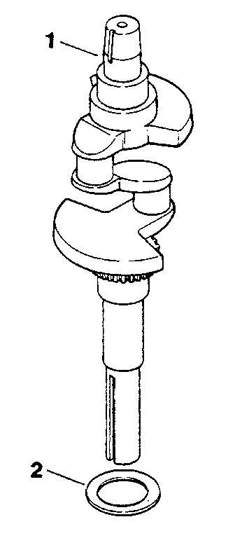 Crankshaft - group 8 Diagram and Parts List for MV16QS-56516  Kohler Engine