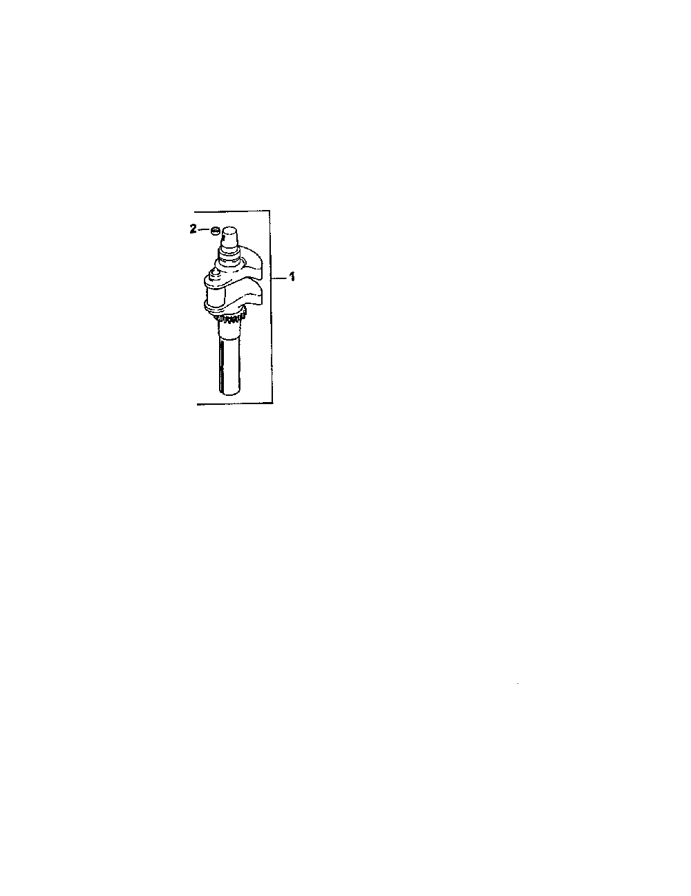 Crankshaft Diagram and Parts List for CV26S-69540  Kohler Engine