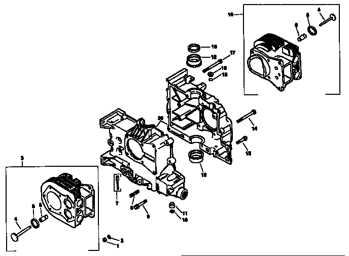 Kohler engine Diagram and Parts List for MV205-57527  Kohler Engine