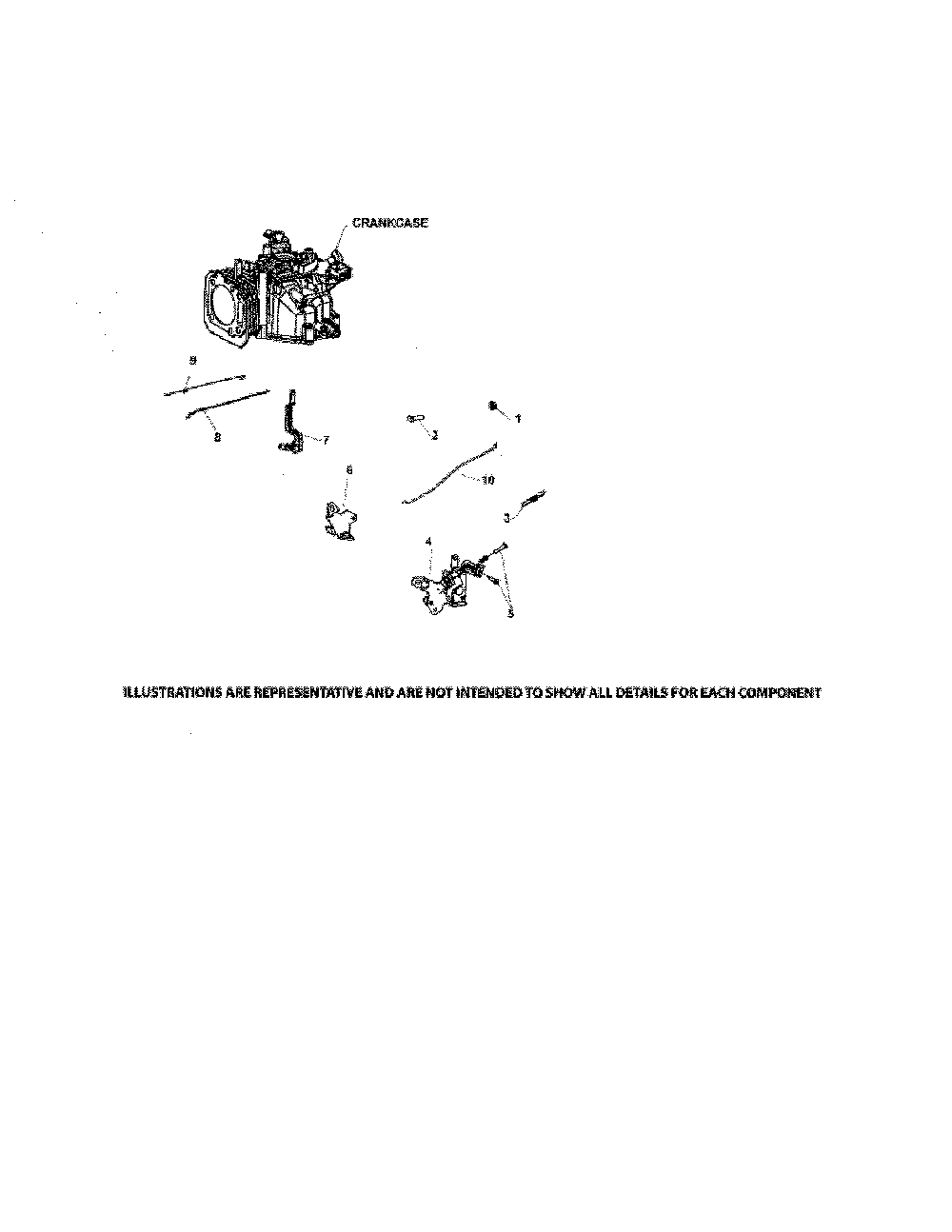 Engine controls Diagram and Parts List for PH-XT675-2044  Kohler Engine