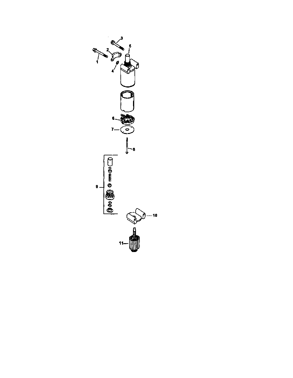 Starting system Diagram and Parts List for CV24S-75532  Kohler Engine