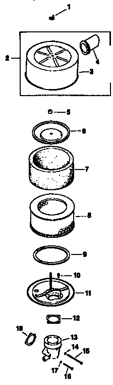 Repair parts Diagram and Parts List for MV205-57527  Kohler Engine