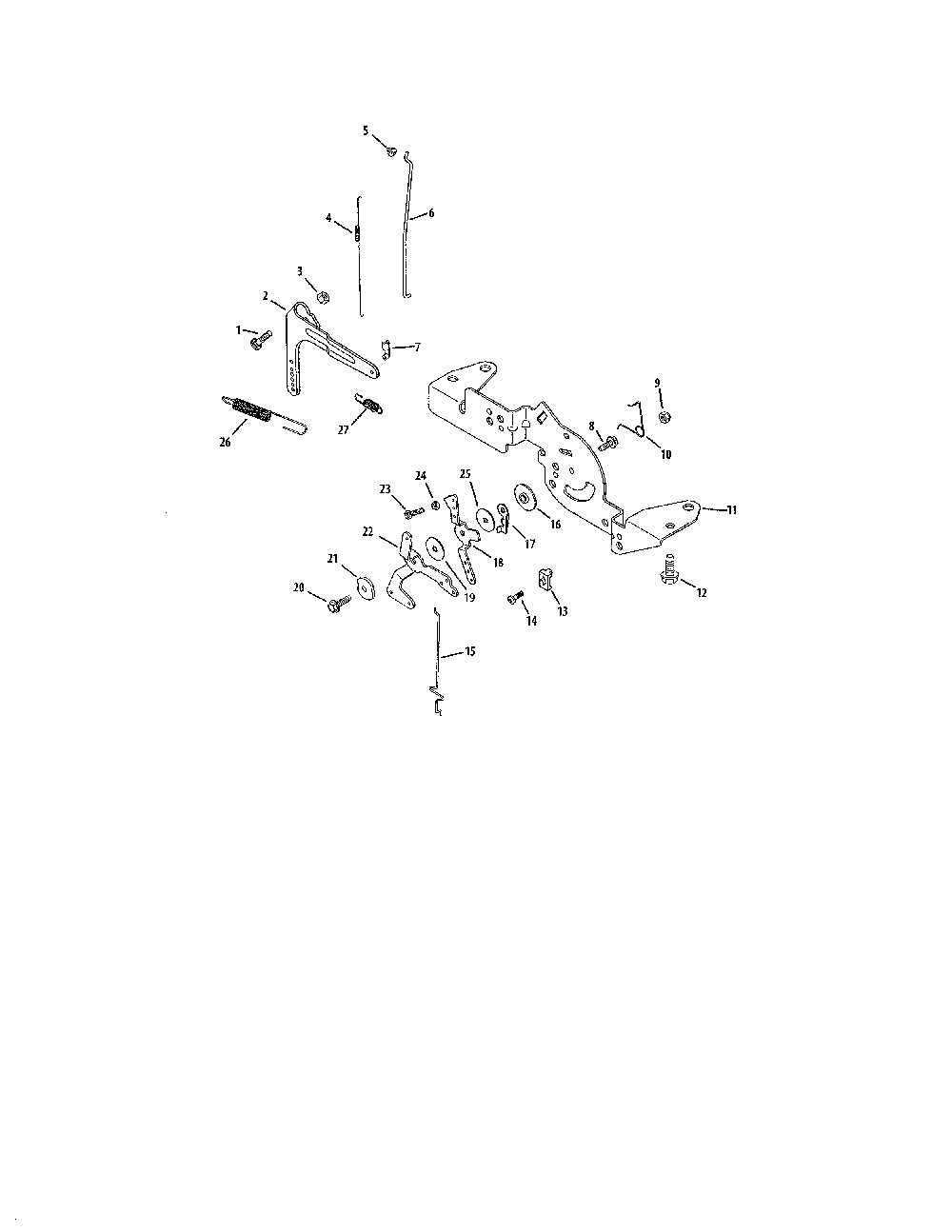Engine controls Diagram and Parts List for 752KSV7410  Kohler Engine