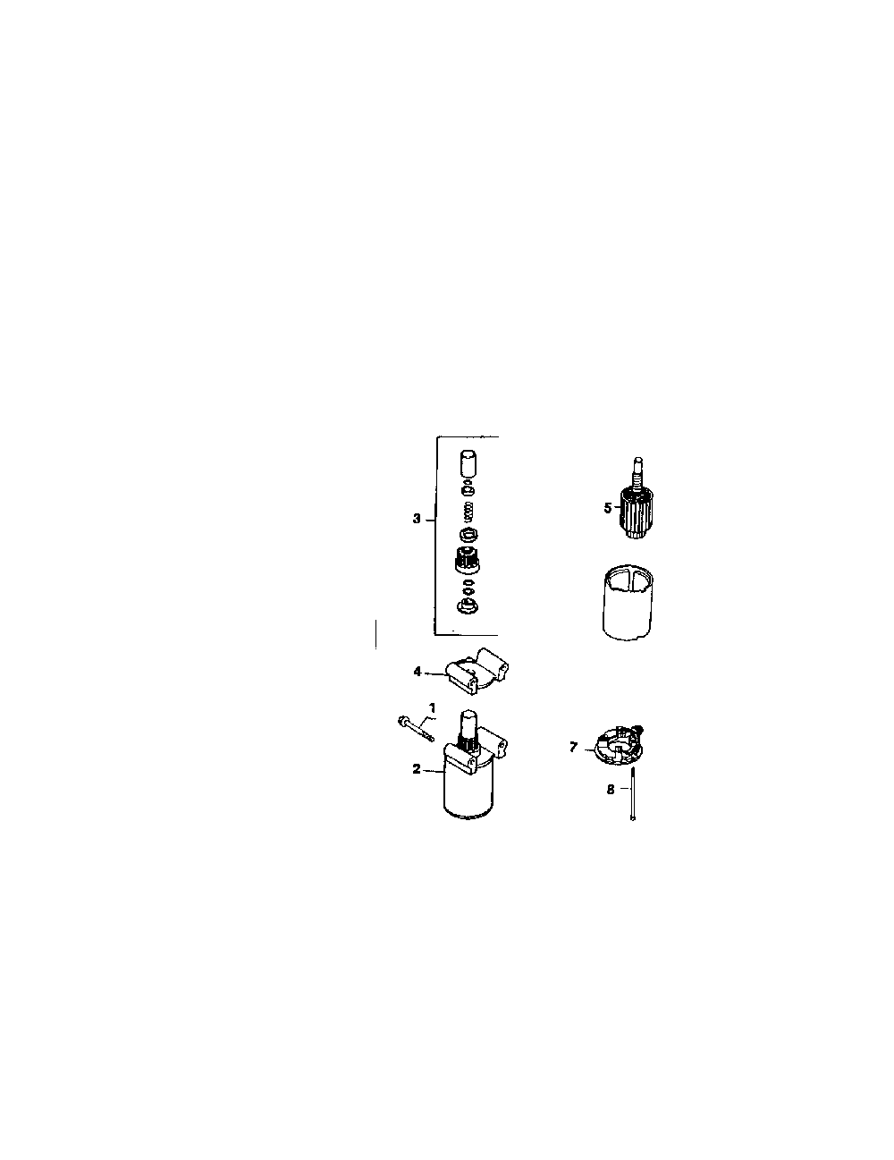 Starting system Diagram and Parts List for CV15S-PS41567  Kohler Engine