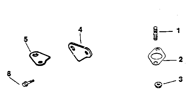 Exhaust Diagram and Parts List for CV125S-1438  Kohler Engine
