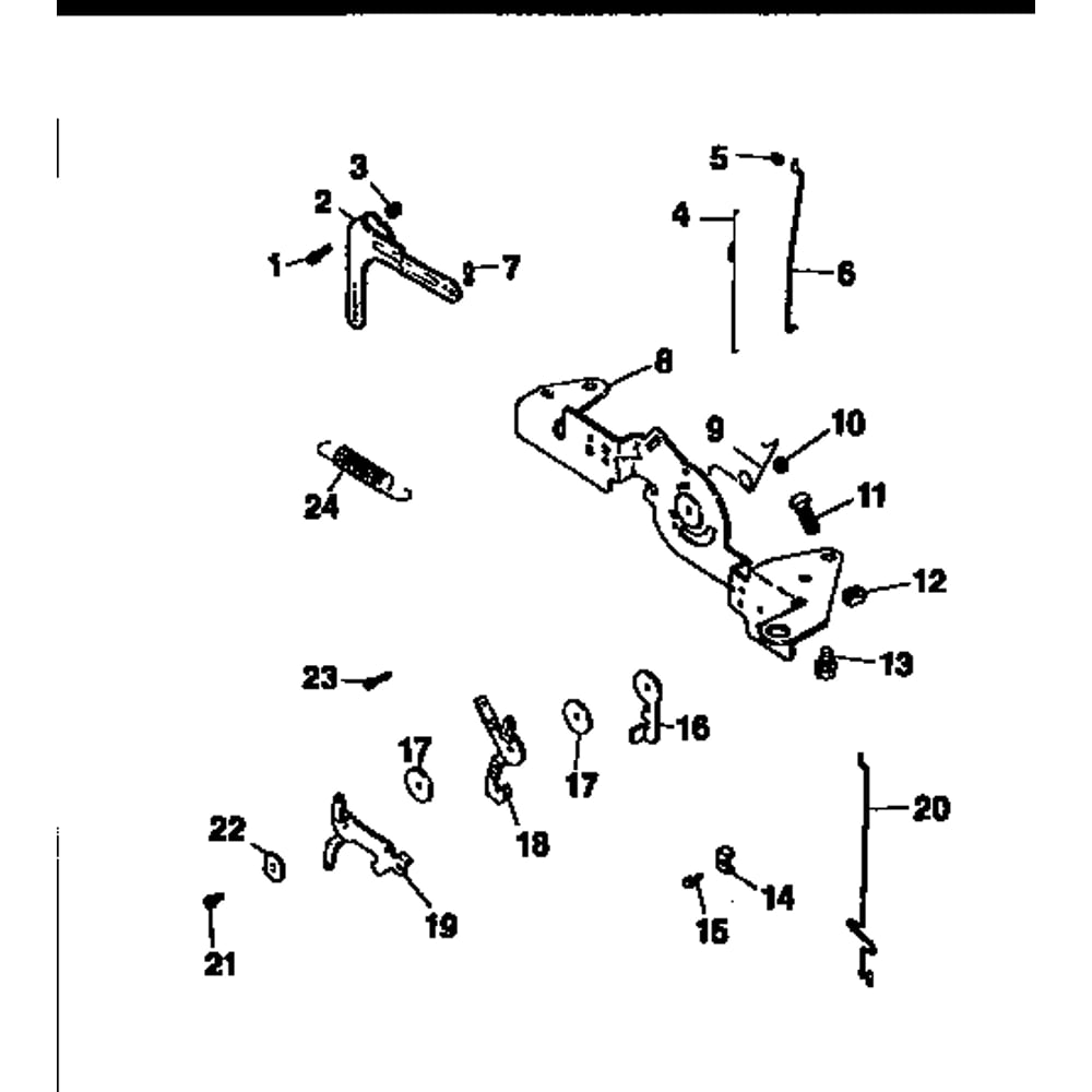 Engine Controls Diagram and Parts List for CV20S-65527  Kohler Engine