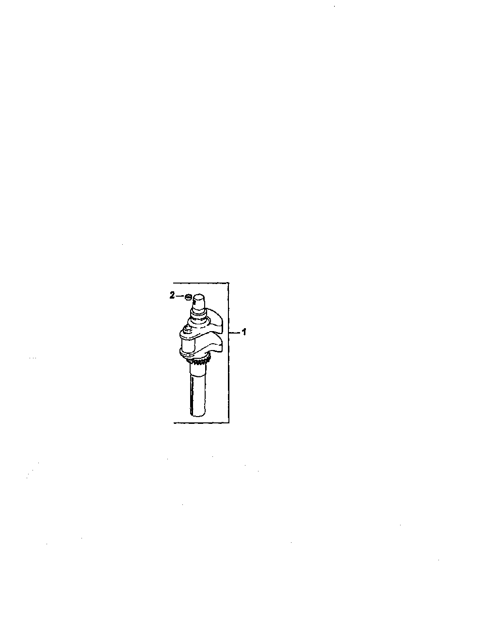 Crankshaft Diagram and Parts List for CV20S-65563  Kohler Engine