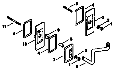 Breather and vent Diagram and Parts List for MV205-57527  Kohler Engine