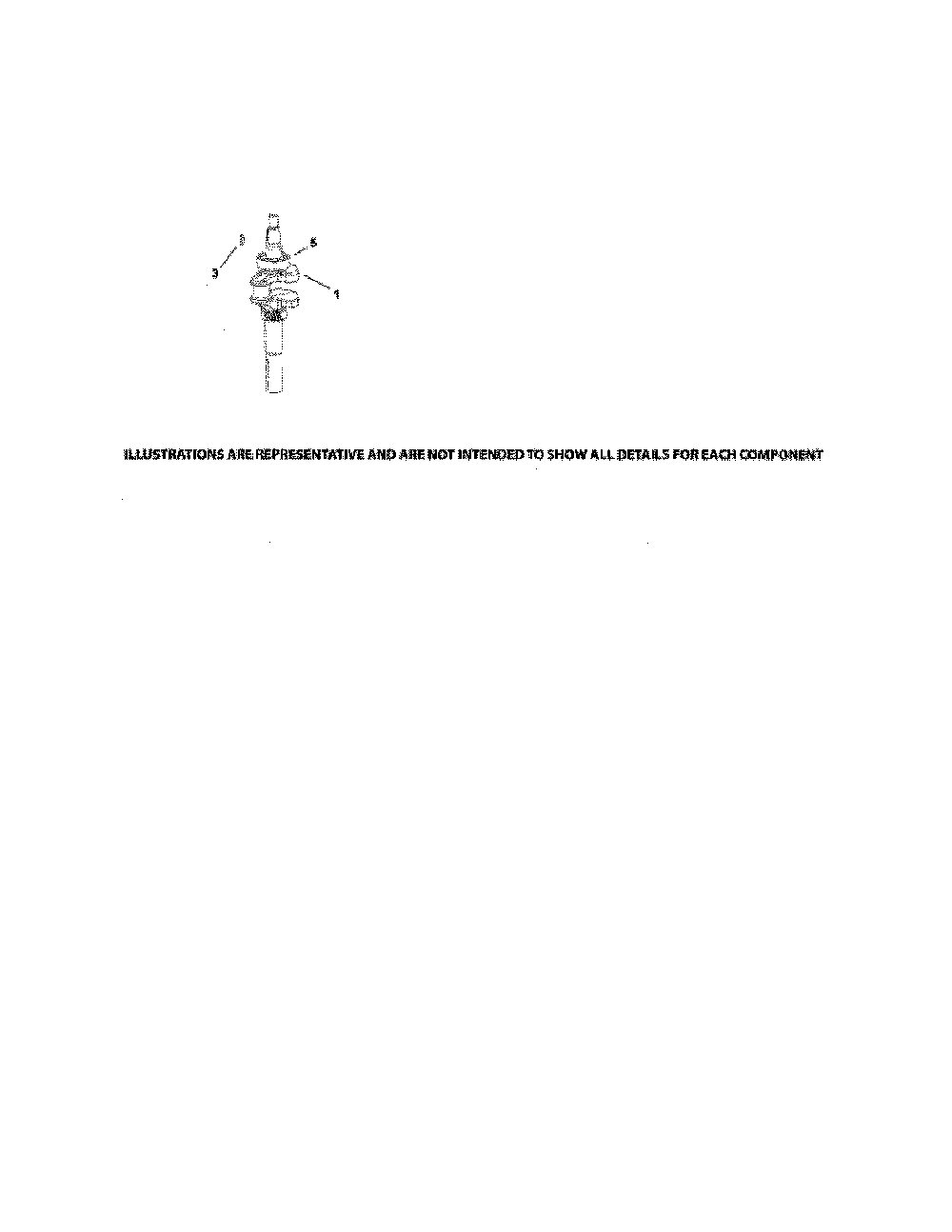 Crankshaft Diagram and Parts List for PH-XT675-2044  Kohler Engine