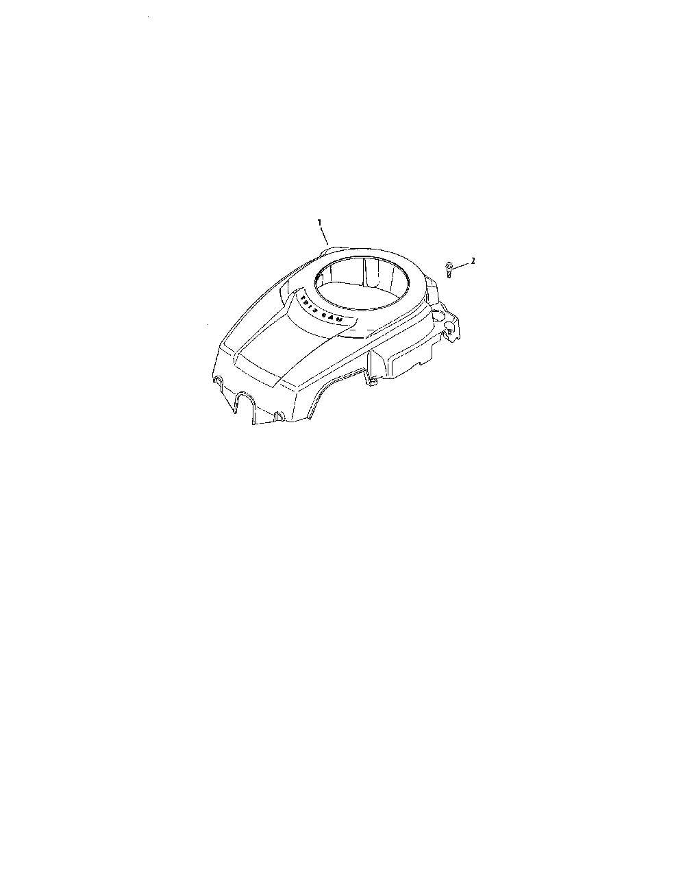 Blower housing/baffles Diagram and Parts List for 752KSV6000225  Kohler Engine