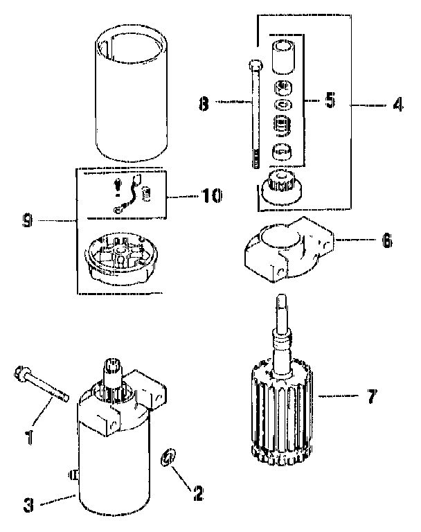 Starting System Diagram and Parts List for CV14S-1445  Kohler Engine