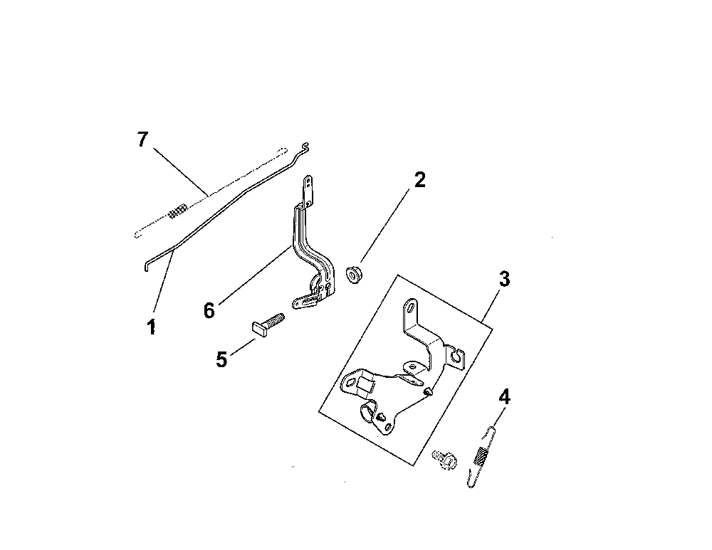 Engine controls Diagram and Parts List for XT149-0311-ED  Kohler Engine