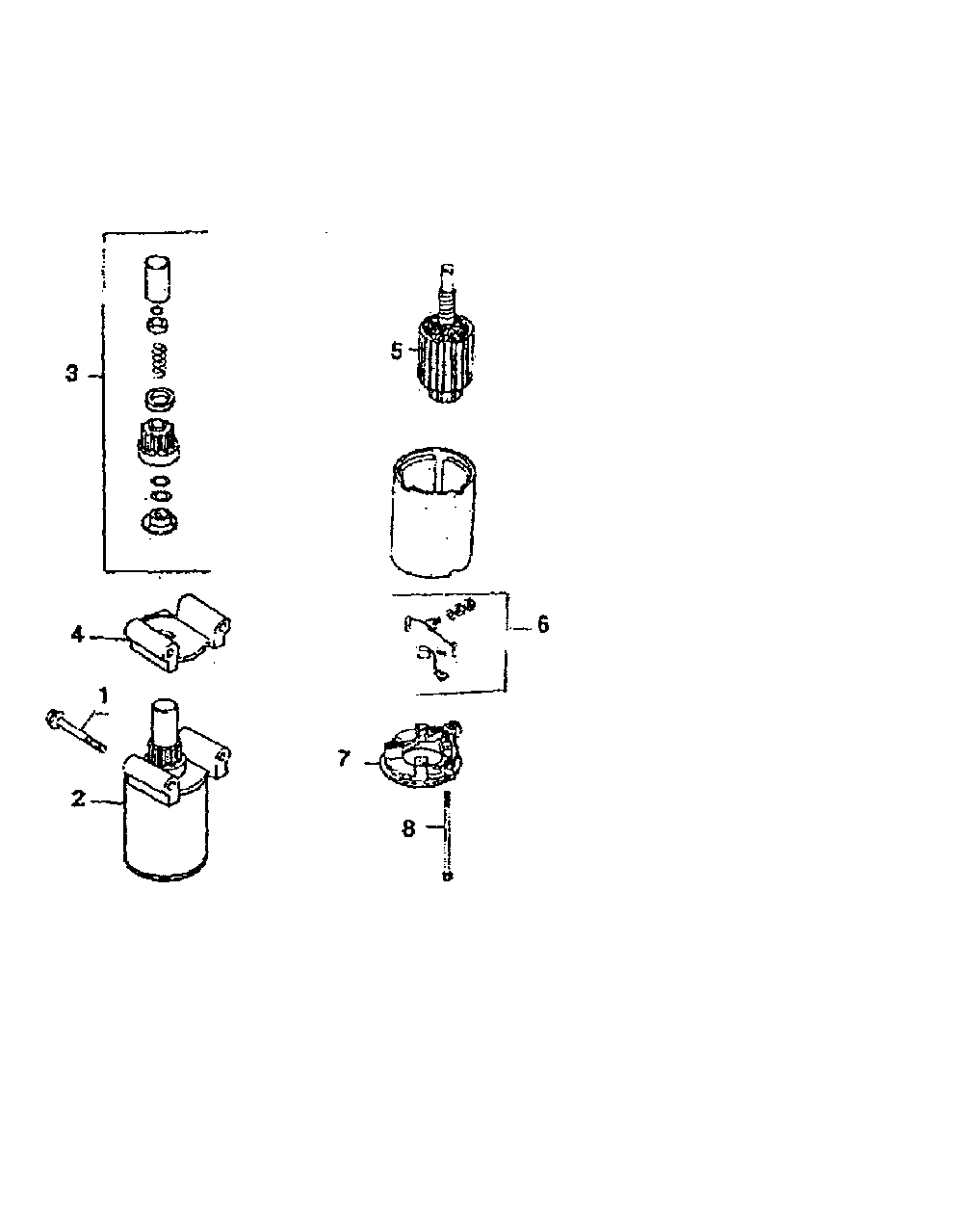 Starting system Diagram and Parts List for CV15S-PS41526  Kohler Engine