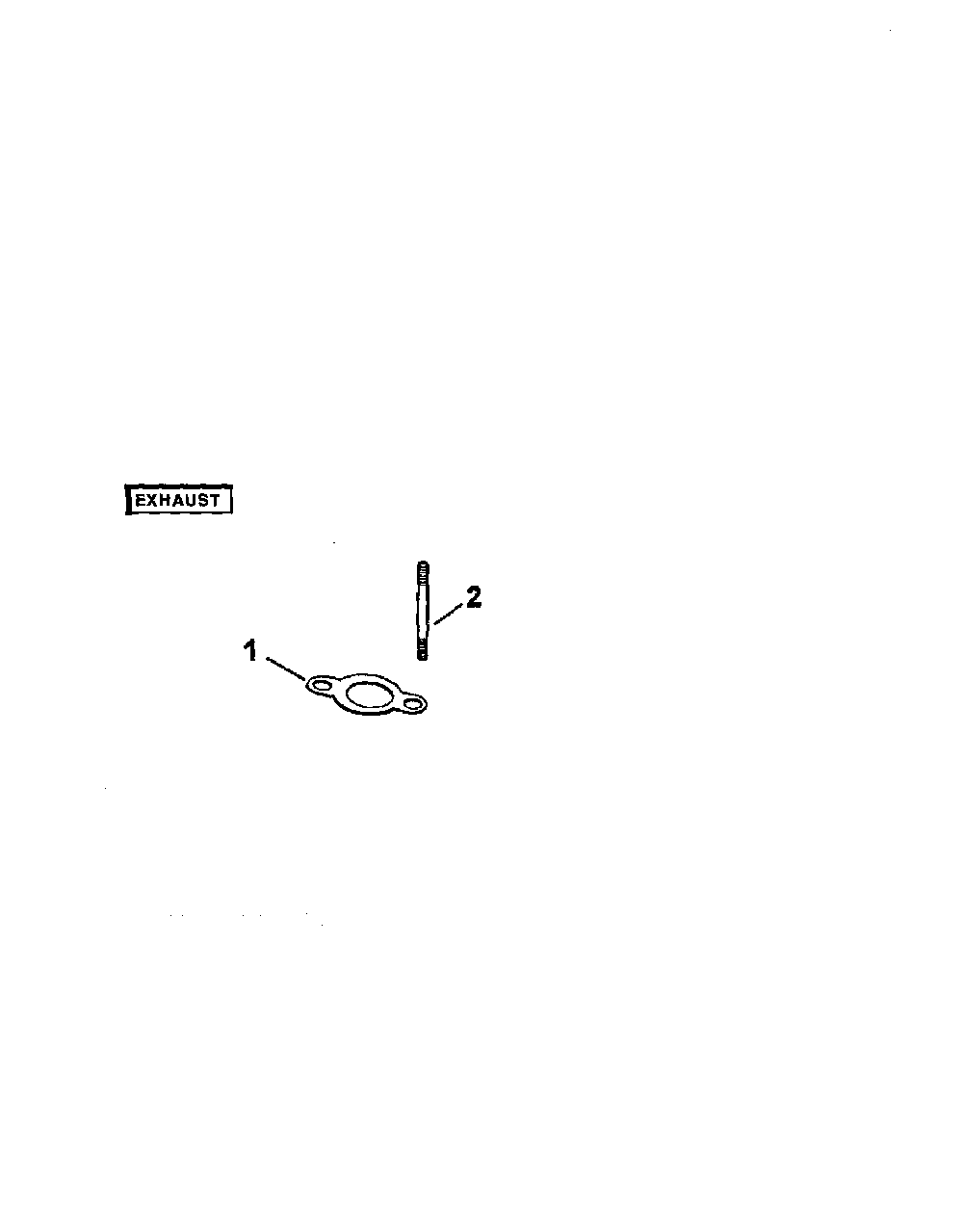 Exhaust Diagram and Parts List for CV20S-65544  Kohler Engine