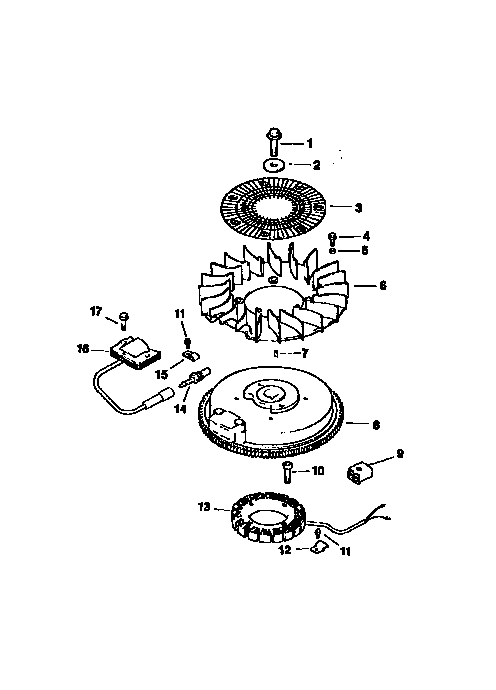 Ignition/electrical Diagram and Parts List for CV15S-41566  Kohler Engine