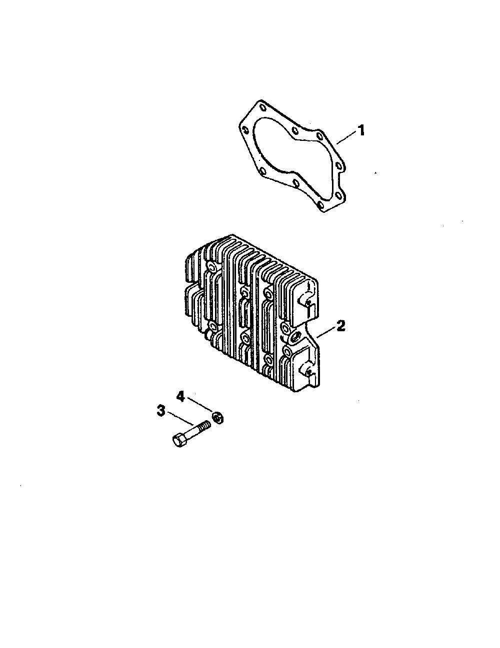 Cylinder head Diagram and Parts List for MV18-PS58560  Kohler Engine
