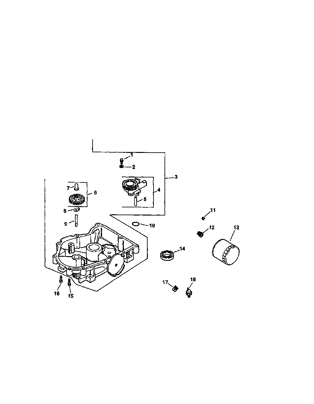 Oil pan/lubrication Diagram and Parts List for CV20S-65563  Kohler Engine