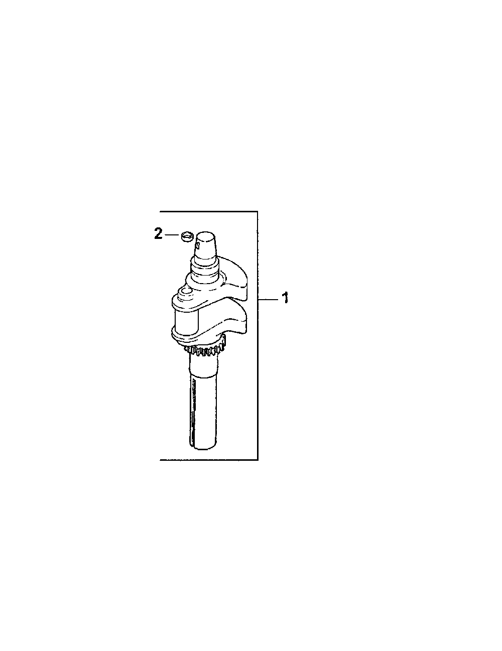 Crankshaft Diagram and Parts List for CV674-75574  Kohler Engine