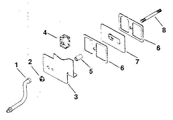 Group 3 breather & vent Diagram and Parts List for MV8-301500  Kohler Engine