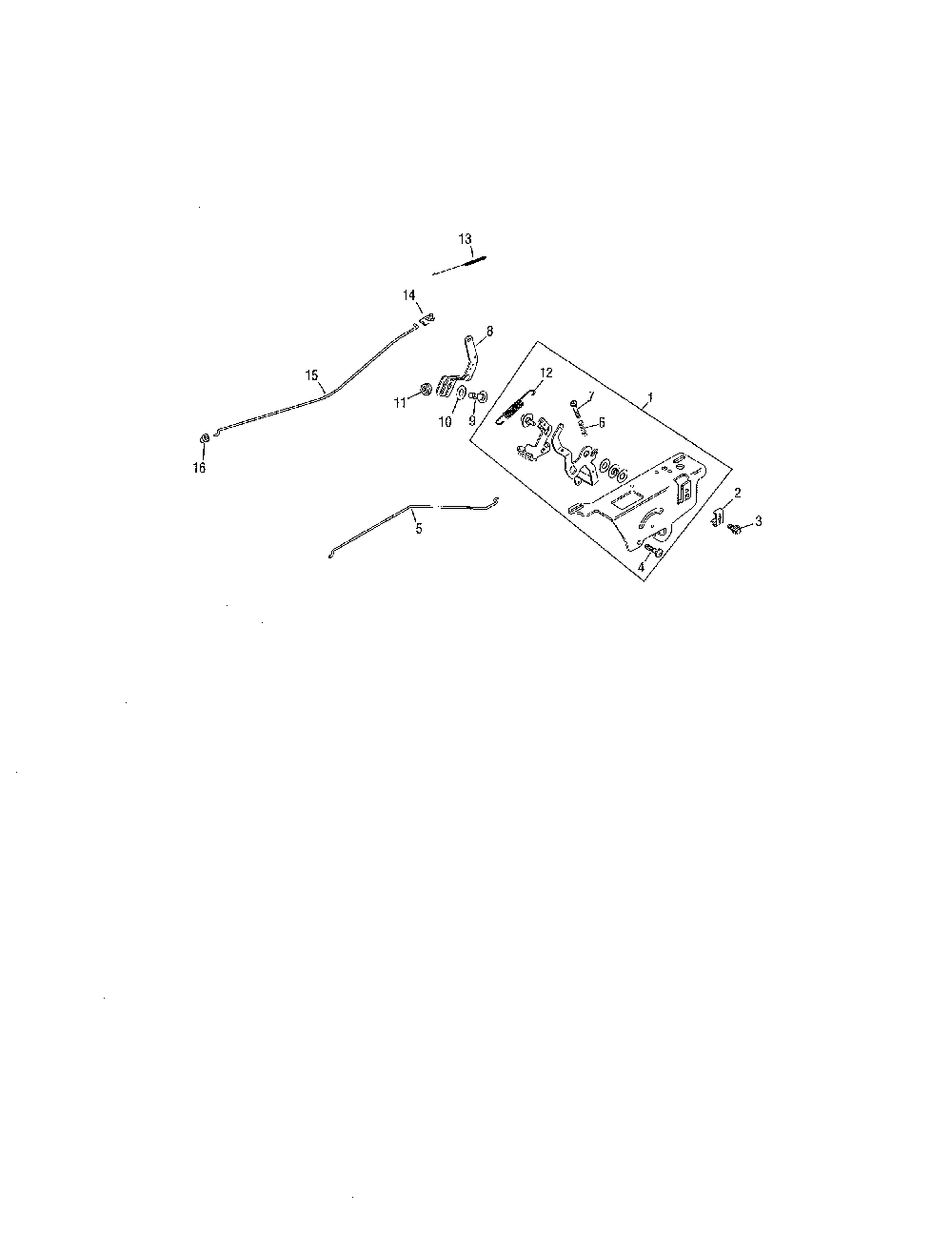 Engine controls Diagram and Parts List for 752KSV5420  Kohler Engine