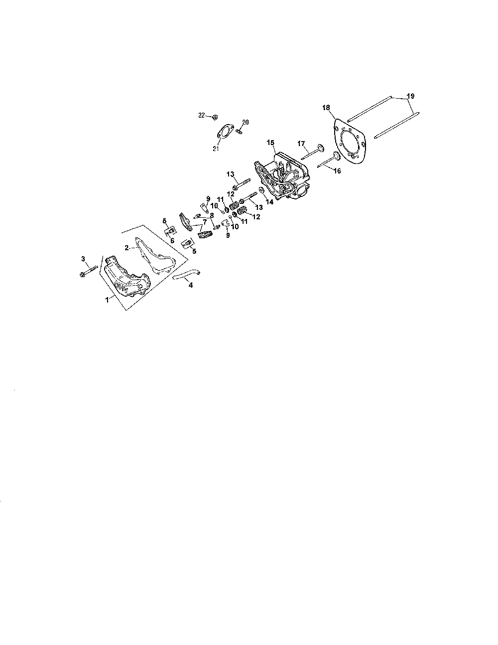 Cylinder head/valves/breather Diagram and Parts List for 752KSV5420  Kohler Engine