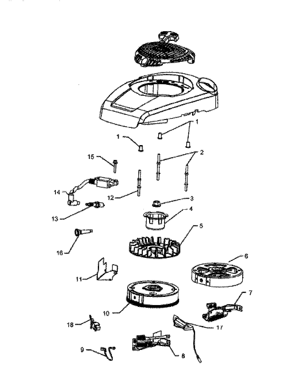 Ignition/electrical Diagram and Parts List for XT650-2031  Kohler Engine