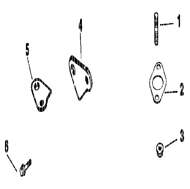 Exhaust Diagram and Parts List for CV14S-1445  Kohler Engine