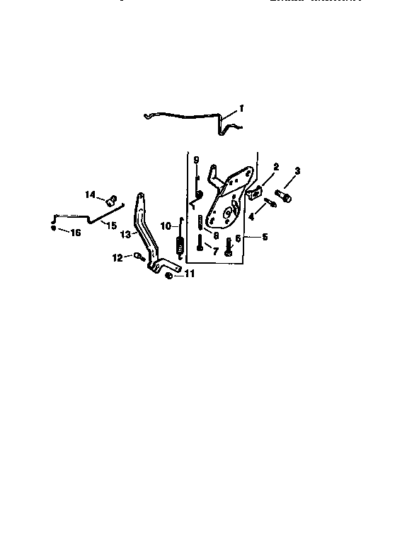 Engine controls Diagram and Parts List for CV15S-41526  Kohler Engine