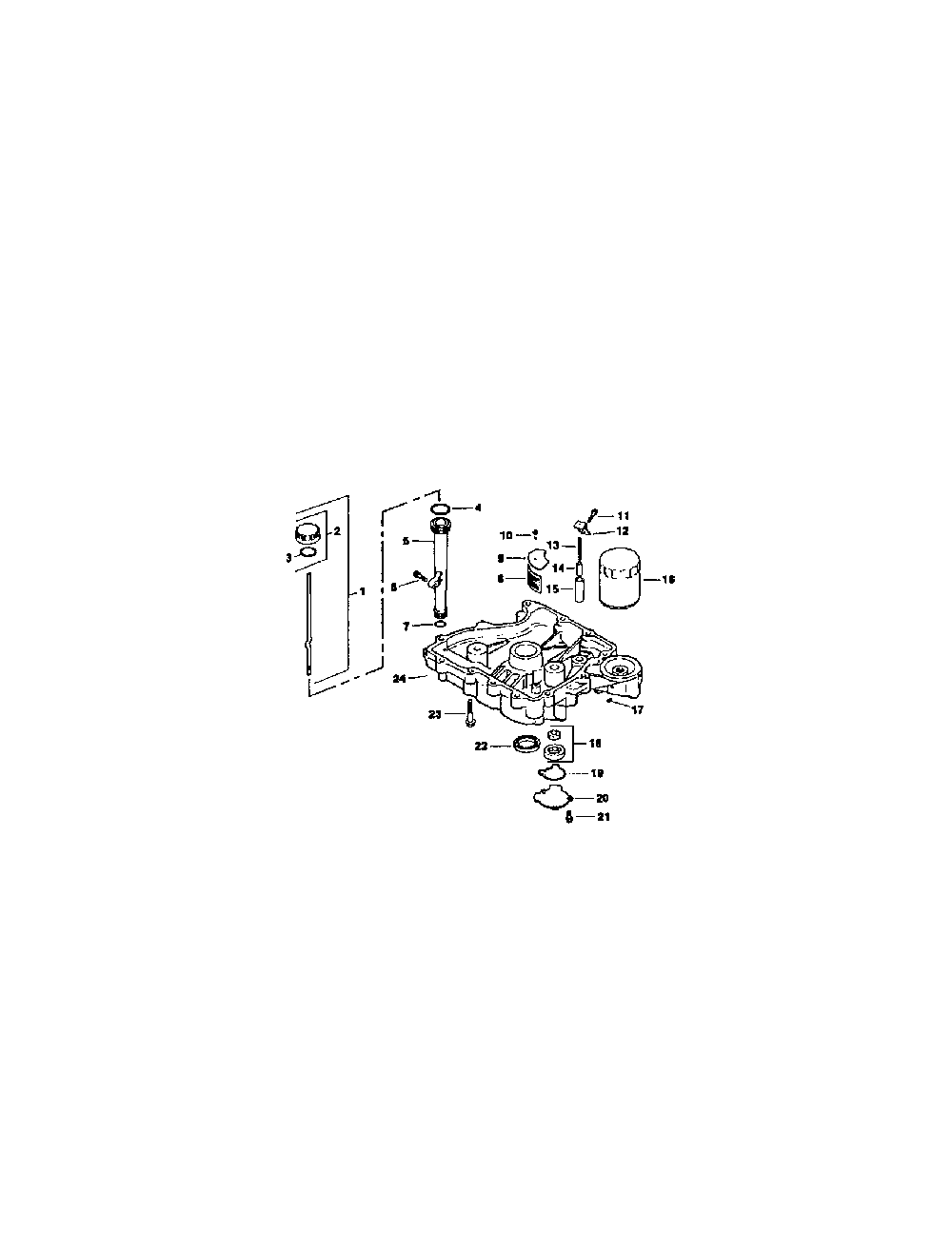 Oil pan/lubrication Diagram and Parts List for CV15S-PS41567  Kohler Engine