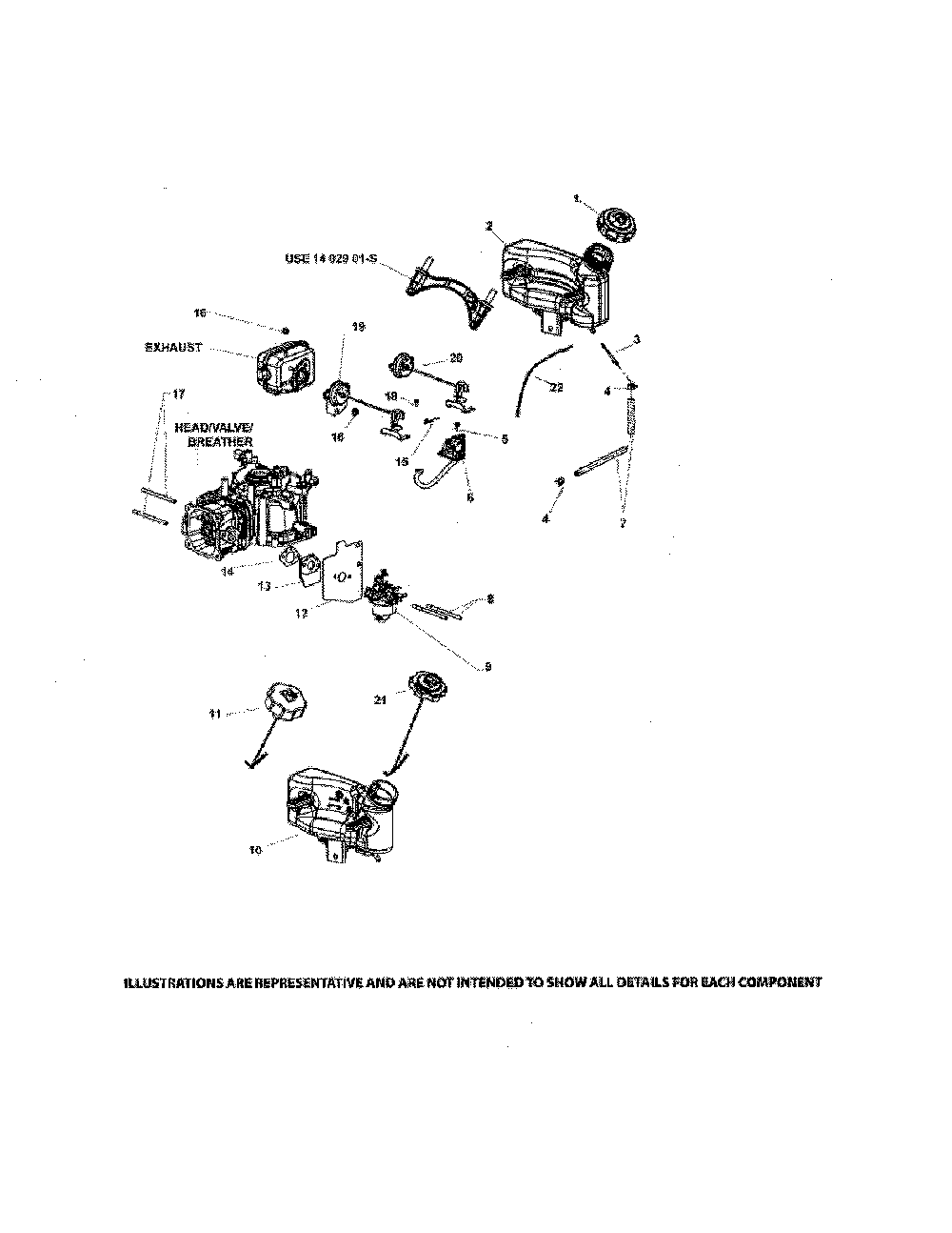 Fuel system Diagram and Parts List for PH-XT675-2044  Kohler Engine