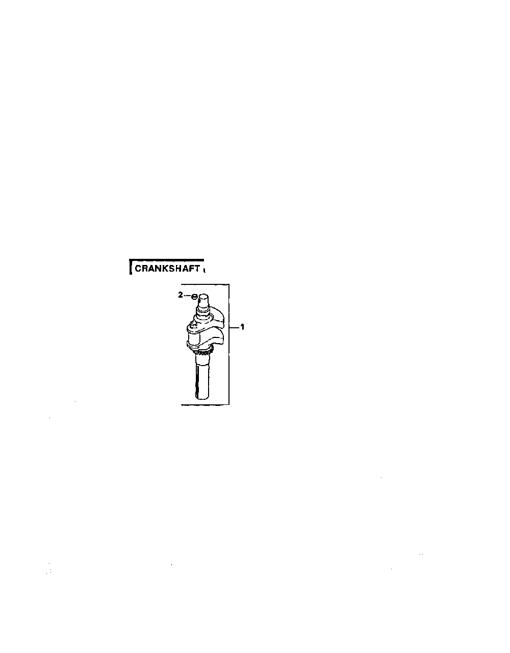 Crankshaft Diagram and Parts List for CV20S-65544  Kohler Engine