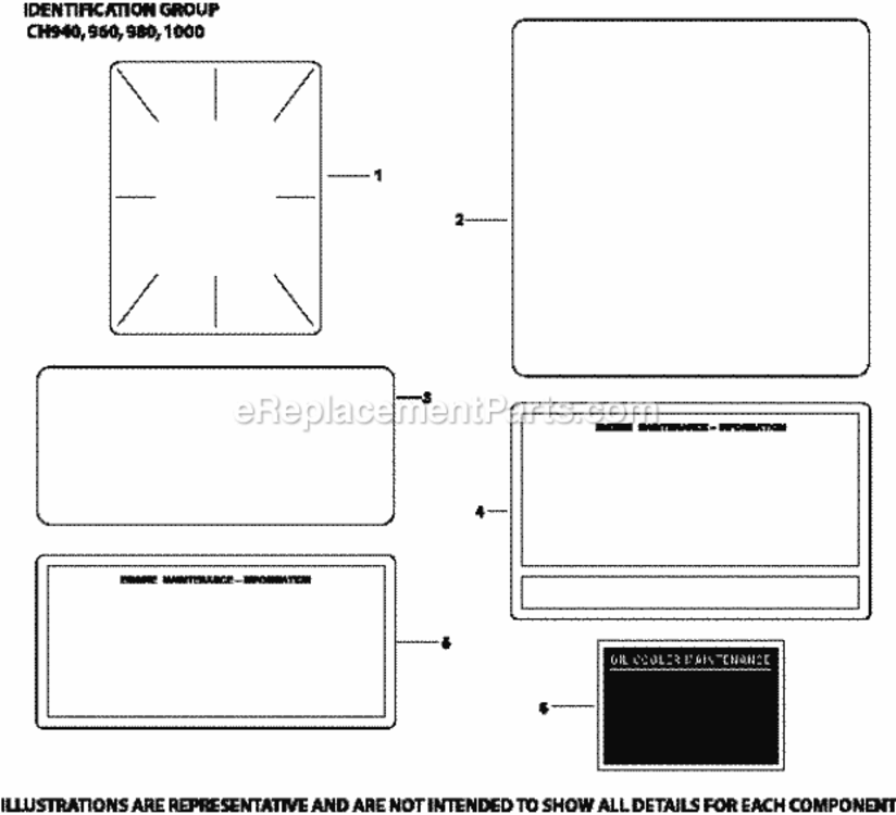 Identification_Group_12-62-33_Ch940-1000 Diagram and Parts List for CH1000-2035  Kohler Engine