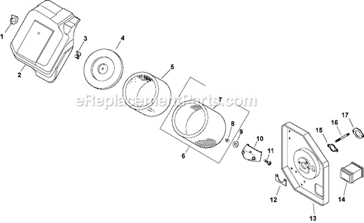 Page A Diagram and Parts List for CH11-16104  Kohler Engine