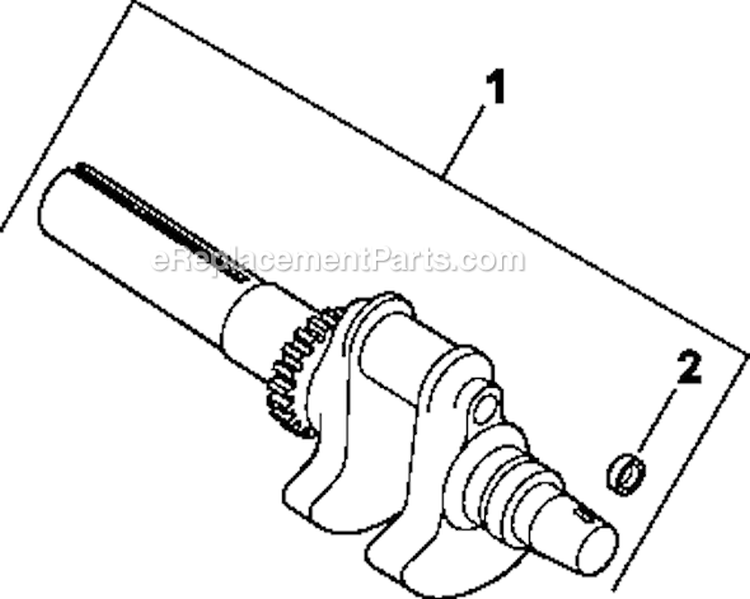 Page D Diagram and Parts List for CH11-16107  Kohler Engine