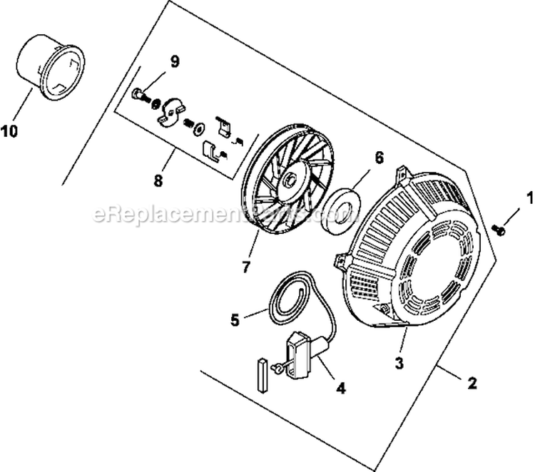 Page L Diagram and Parts List for CH11-16123  Kohler Engine