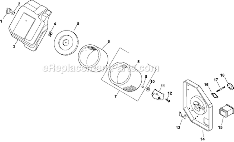 Page A Diagram and Parts List for CH11-16124  Kohler Engine