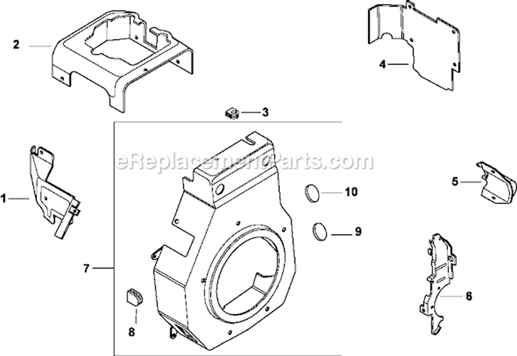 Page B Diagram and Parts List for CH11-16127  Kohler Engine