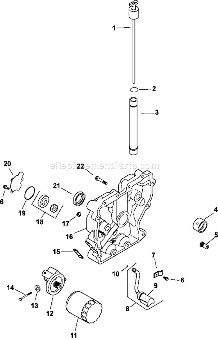 Page K Diagram and Parts List for CH11-16131  Kohler Engine