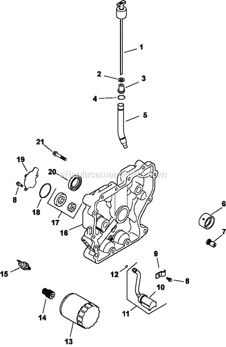 Page L Diagram and Parts List for CH11-16143  Kohler Engine