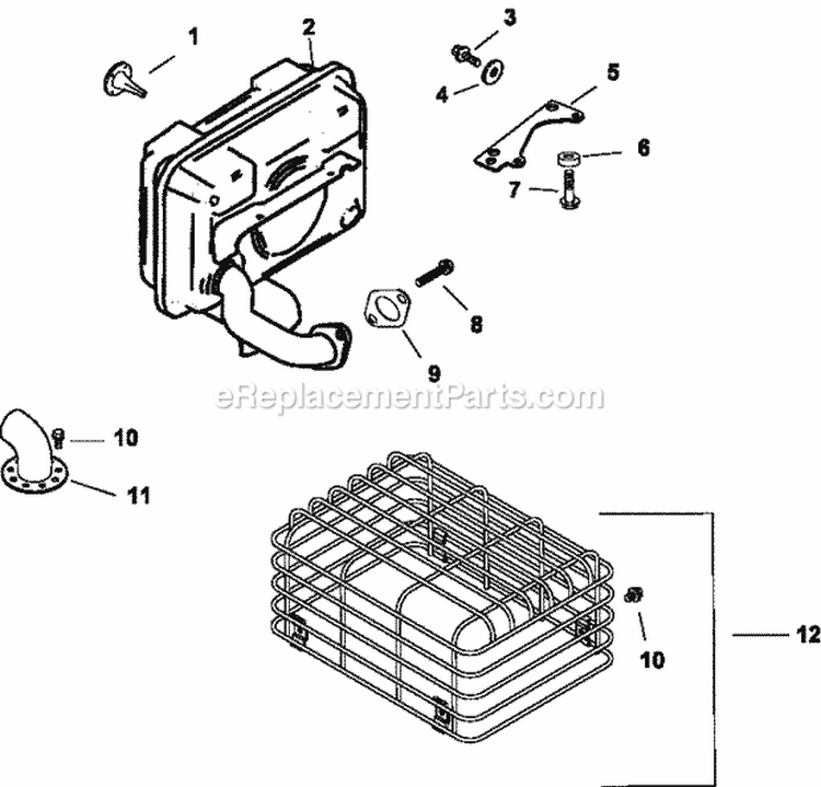 Page H Diagram and Parts List for CH11-16147  Kohler Engine