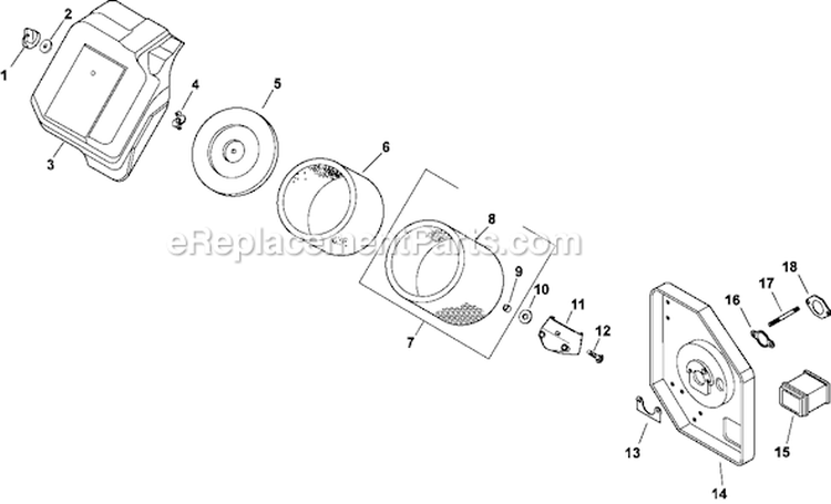 Page A Diagram and Parts List for CH11-1627  Kohler Engine