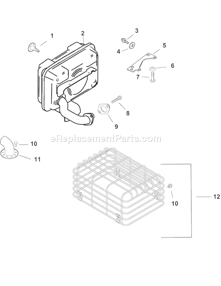 Page G Diagram and Parts List for CH11S-16147  Kohler Engine