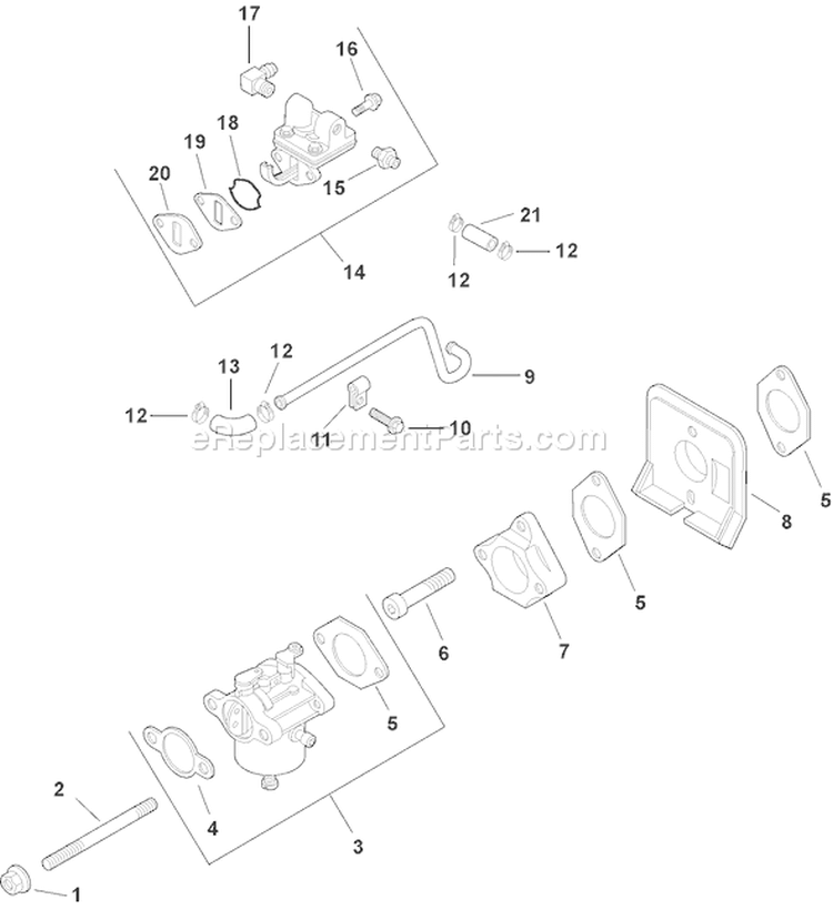 Page H Diagram and Parts List for CH125S-1931  Kohler Engine