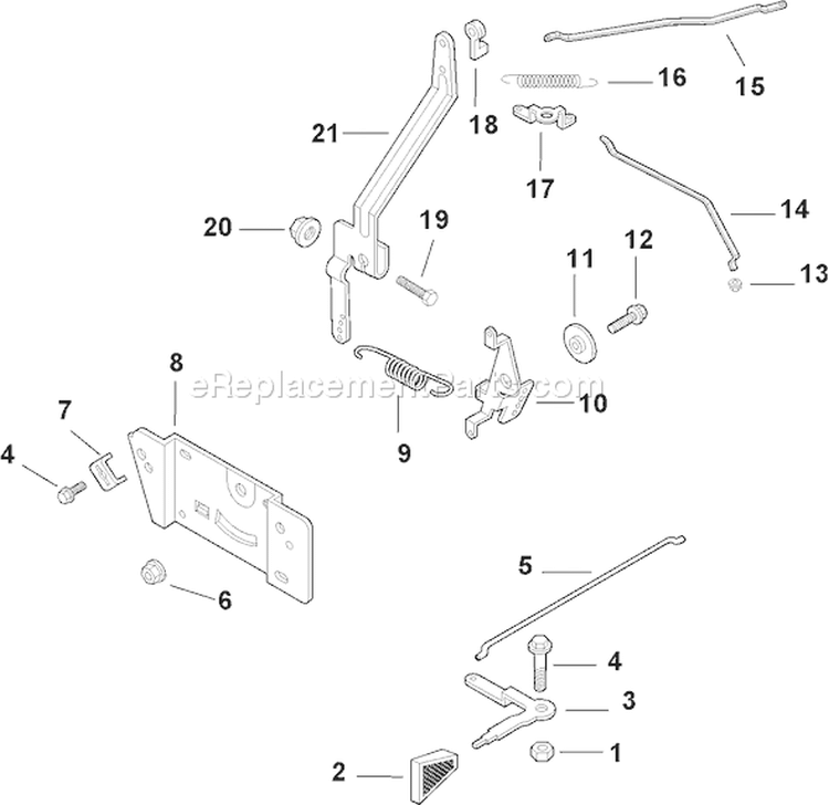Page F Diagram and Parts List for CH125T-1927  Kohler Engine