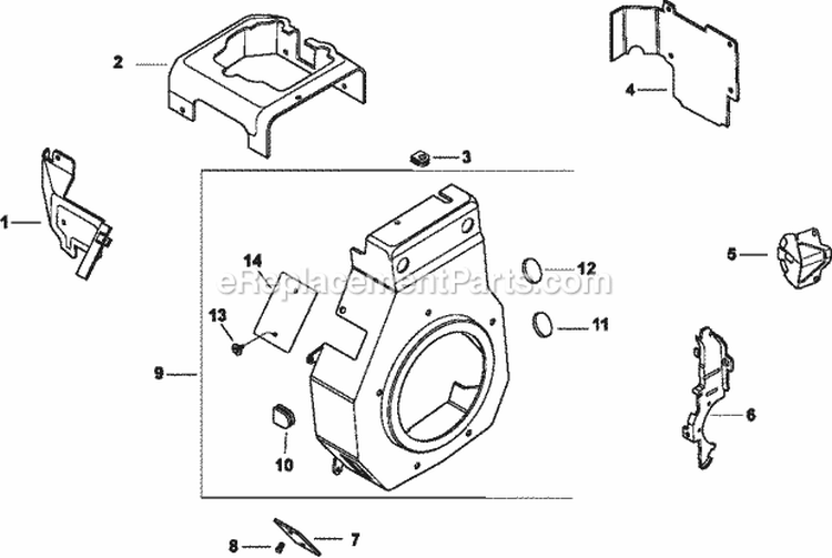 Page C Diagram and Parts List for CH13-22532  Kohler Engine