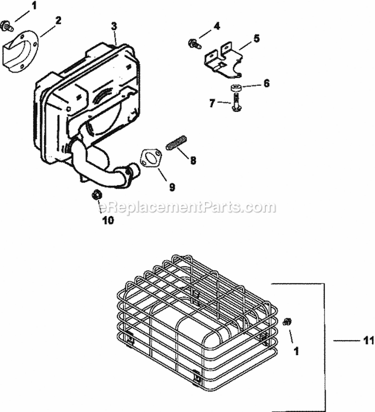 Page H Diagram and Parts List for CH13-22532  Kohler Engine