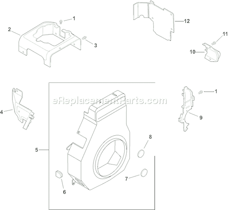 Page B Diagram and Parts List for CH13S-22537  Kohler Engine