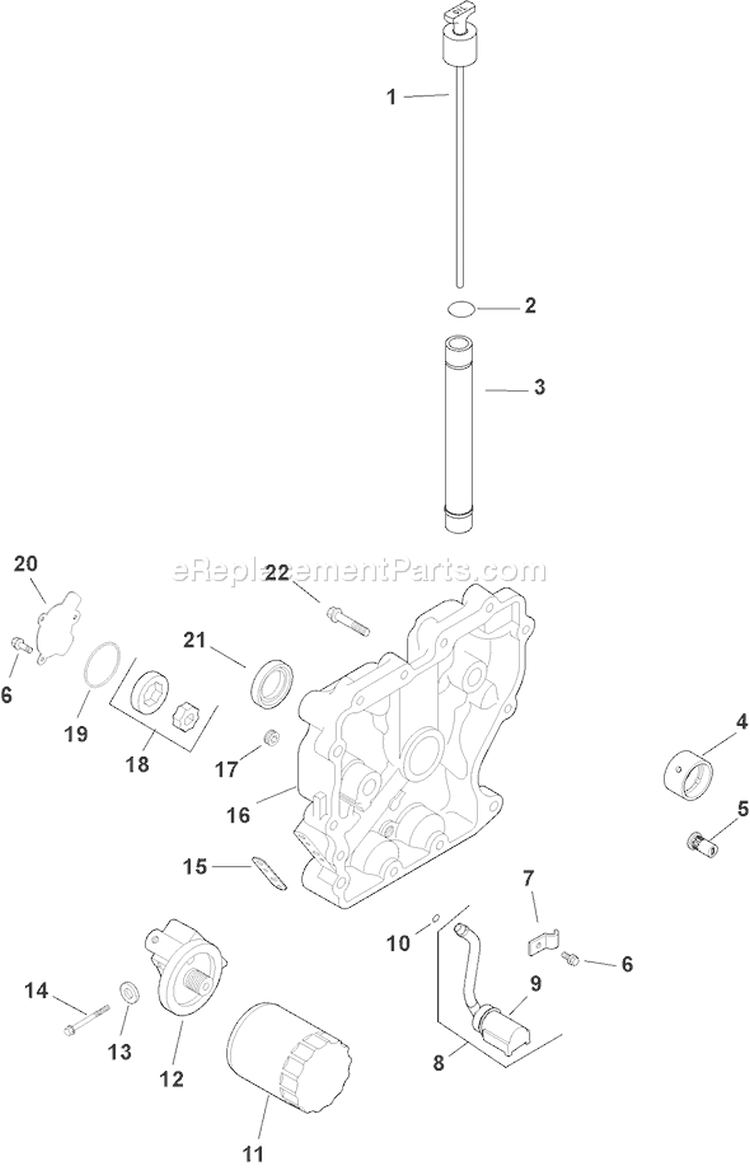 Page K Diagram and Parts List for CH125S-1935  Kohler Engine
